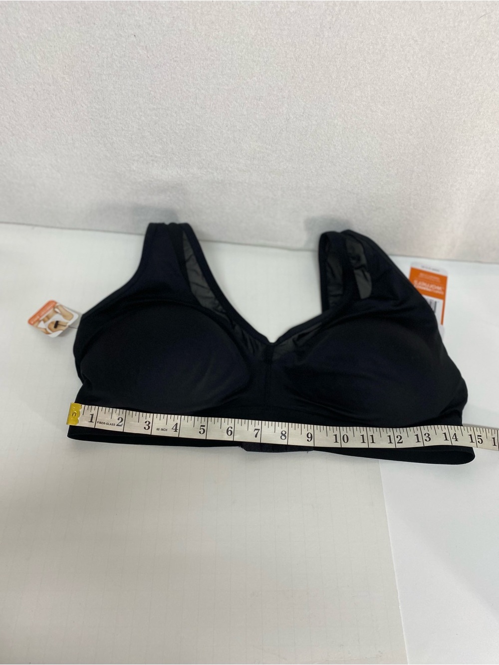Warner's Simply Perfect Black Wireless Contour XL Bra Smooth Seamless Casual - Picture 7 of 8